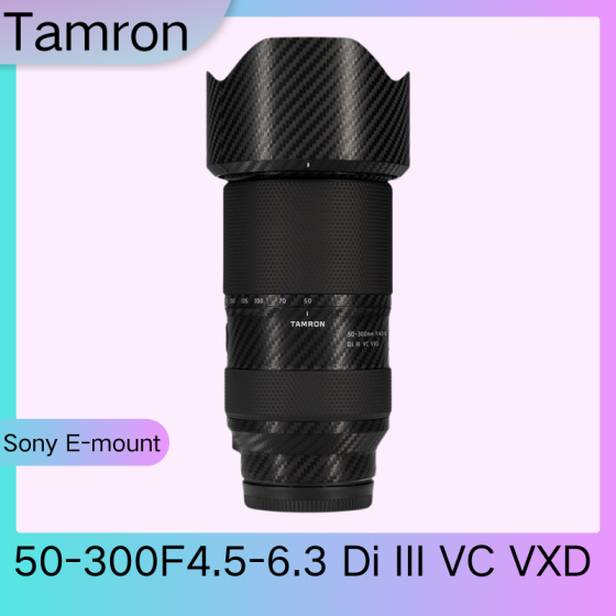 Lentes Tamron 50-300F4.5-6.3 Di III VC VXD - Pele câmera, adesivo câmera - com alta resistência a arranhões, à prova d'água e com design elegante.